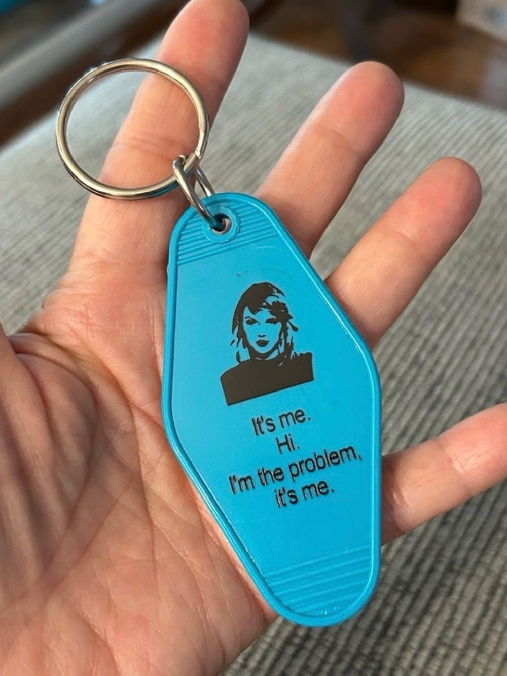10/$30 Taylor swift quote keychain NEW it’s me. Hi. I’m the problem. Handmade